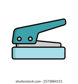 hole punch icon vector design template simple and clean