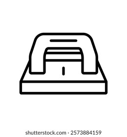 hole punch icon vector design template simple and clean