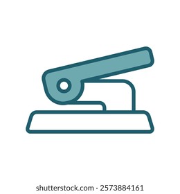 hole punch icon vector design template simple and clean