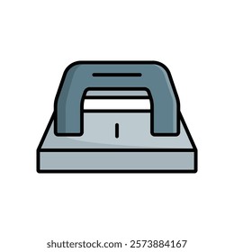 hole punch icon vector design template simple and clean