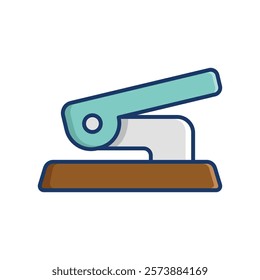 hole punch icon vector design template simple and clean