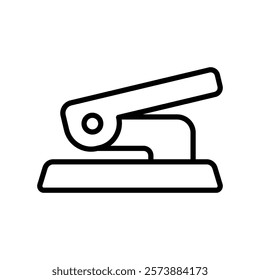 hole punch icon vector design template simple and clean