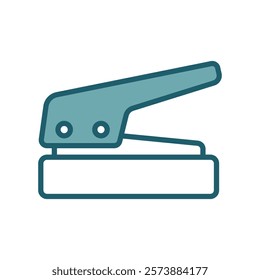 hole punch icon vector design template simple and clean