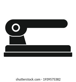Hole punch stapler icon. Simple illustration of hole punch stapler vector icon for web design isolated on white background