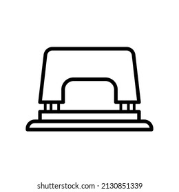 Hole puncher icon in trendy vector design illustration 
