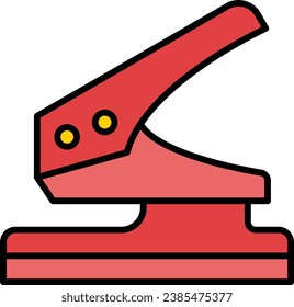 Icono del vector del perforador. Se puede usar para imprimir, móviles y aplicaciones web.