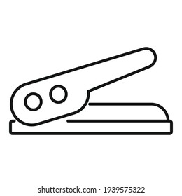 Hole stapler icon. Outline hole stapler vector icon for web design isolated on white background