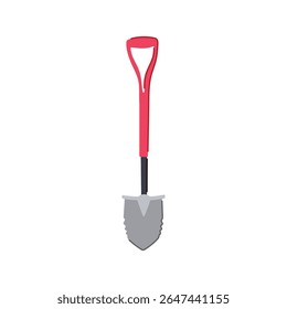 hole tree planting shovel cartoon. grip durable, metal wood, landscaping horticulture hole tree planting shovel sign. isolated symbol vector illustration