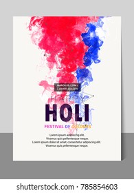 Holi abstract colorful background