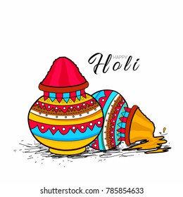 Holi abstract colorful background