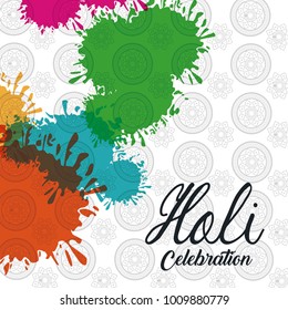 Holi celebration design