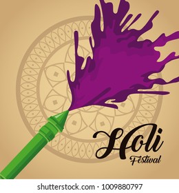 Holi celebration design