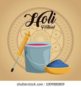 Holi celebration design