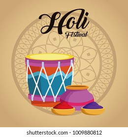 Holi celebration design