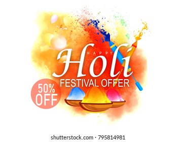 Holi colorful background
