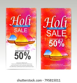 Holi colorful background