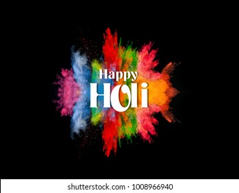 Holi, colorful Happy Holi background