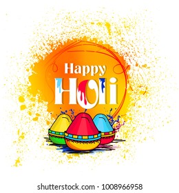 Holi, colorful Happy Holi background