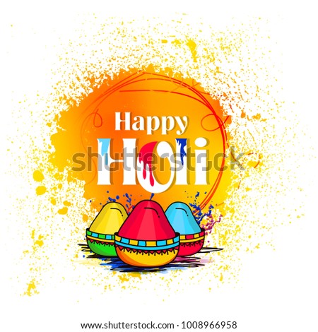 Holi, colorful Happy Holi background
