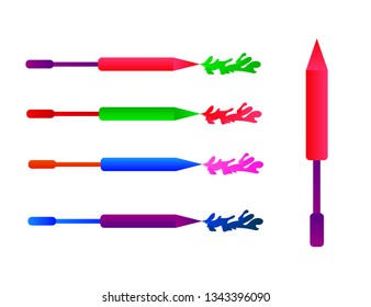 Holi colorful indian festival design.