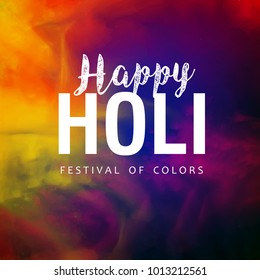 Holi Design, Vector Illustration.
