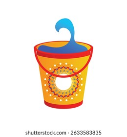holi festival color splash celebration powder paint joy illustration,