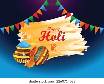 Holi festival of colors celebration background