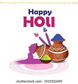 	
Holi-Flachdesign und Hintergrundgrafik