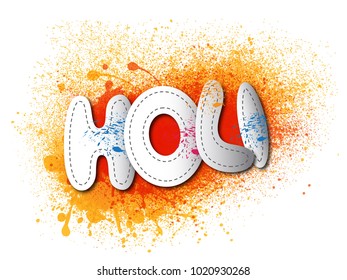 Holi flyer (Indian festival)