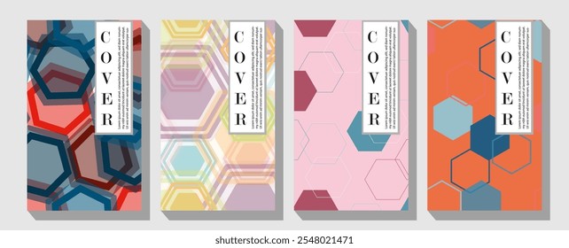 Holi, great design for any purposes. Set of vector illustrations. Happy festive background.  Photo frame cover with pastel colorful geometric shapes and liquid color. 
