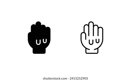 Holi icon design with white background stock illustration