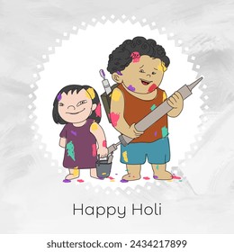 holi social media post design