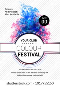  Holi,Creative Flyer, Banner design for Indian Festival of Colours, Holi celebration