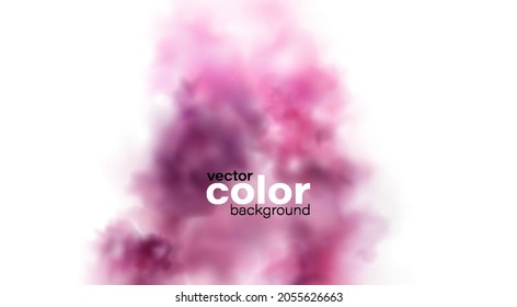 Holiday Abstract Shiny Color Pink Powder Splash Cloud Design Element