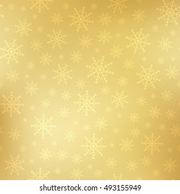 Holiday backdrop, snowflake pattern, Christmas decor, winter background. Vector illustration.