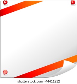 Holiday background with ribbon