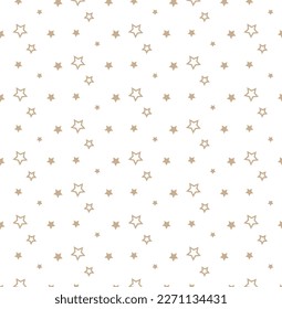 Feierlicher Hintergrund, nahtloses Muster mit Sternen. Vektorgrafik. Cute-Doodle-Eier, ideal für Textilien, Banner, Tapeten, Umhüllung - Vektordesign