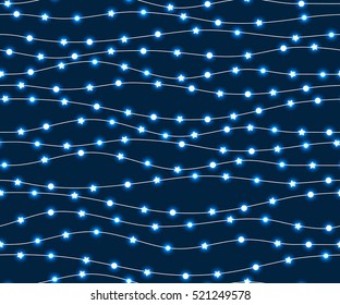 Holiday background, seamless pattern with stars. Vector illustration.