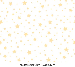 Holiday background, seamless pattern with stars. Vector illustration.