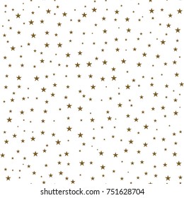 Holiday background, seamless pattern with stars. Vector illustration.
