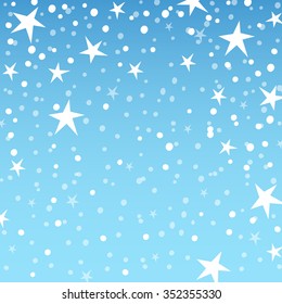 Holiday background, star decorations. 