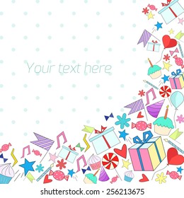Holiday background with text placeholder 5