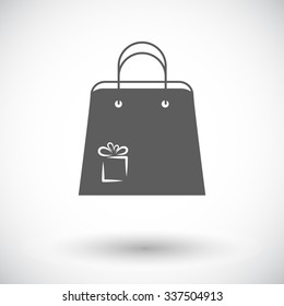 Holiday bag. Flat vector related icon  for web and mobile applications. It can be used as - logo, pictogram, icon, infographic element. Vector Illustration.