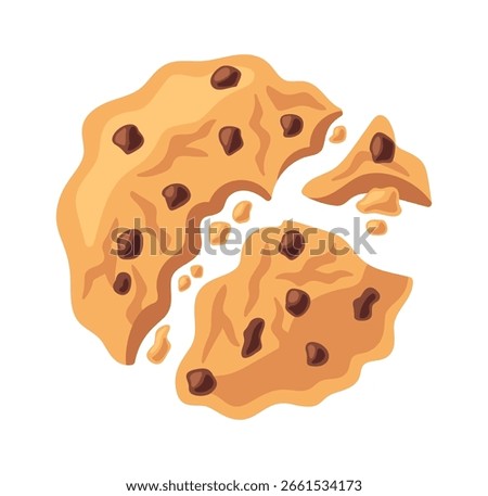 Holiday baking cookie cracked biscuit