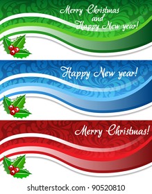 Holiday banner set