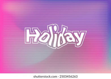 Holiday banner template abstract background gradient blurry vector