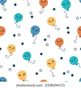 baby background. Vector seamless pregnancy pattern. for Baby