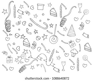 holiday bithday party elements
