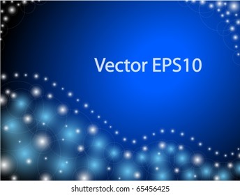 Holiday blue vector background EPS-10