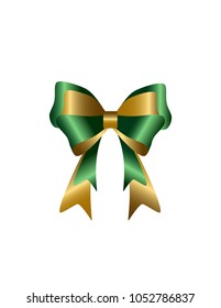 Holiday bow isolated